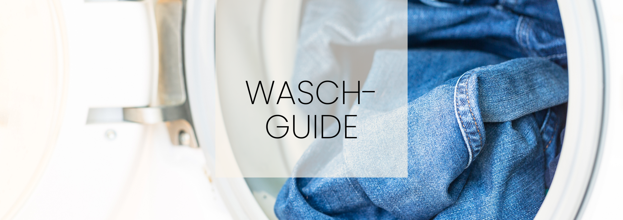 Jeans richtig waschen