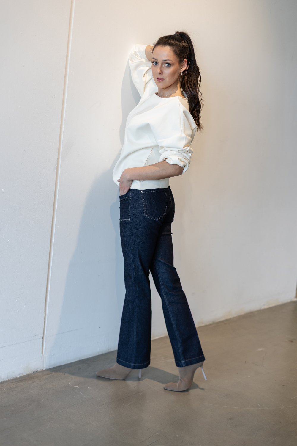 Clara Bea FLARED - cool blue