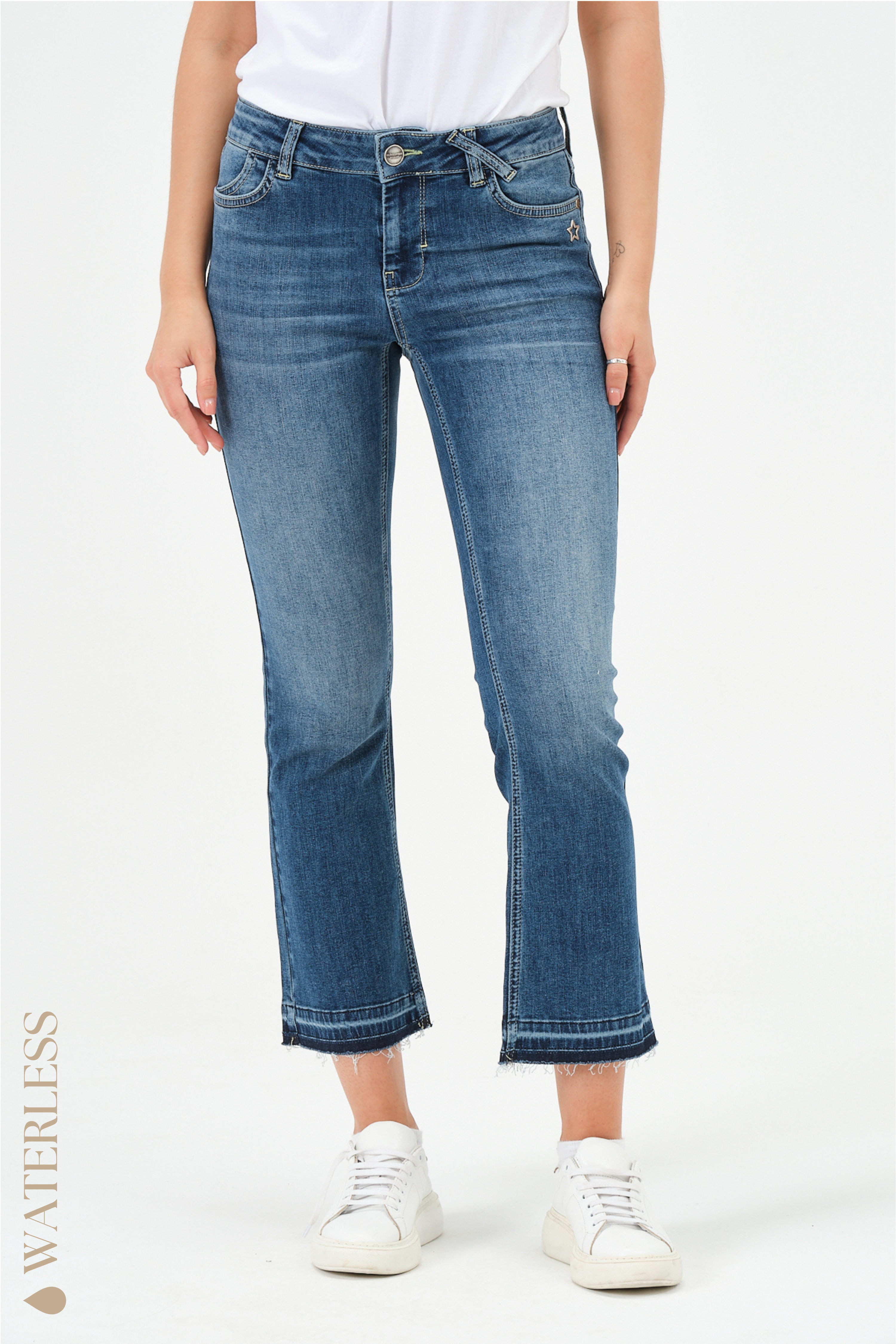 Melina Bea BOOTCUT - Opalblau