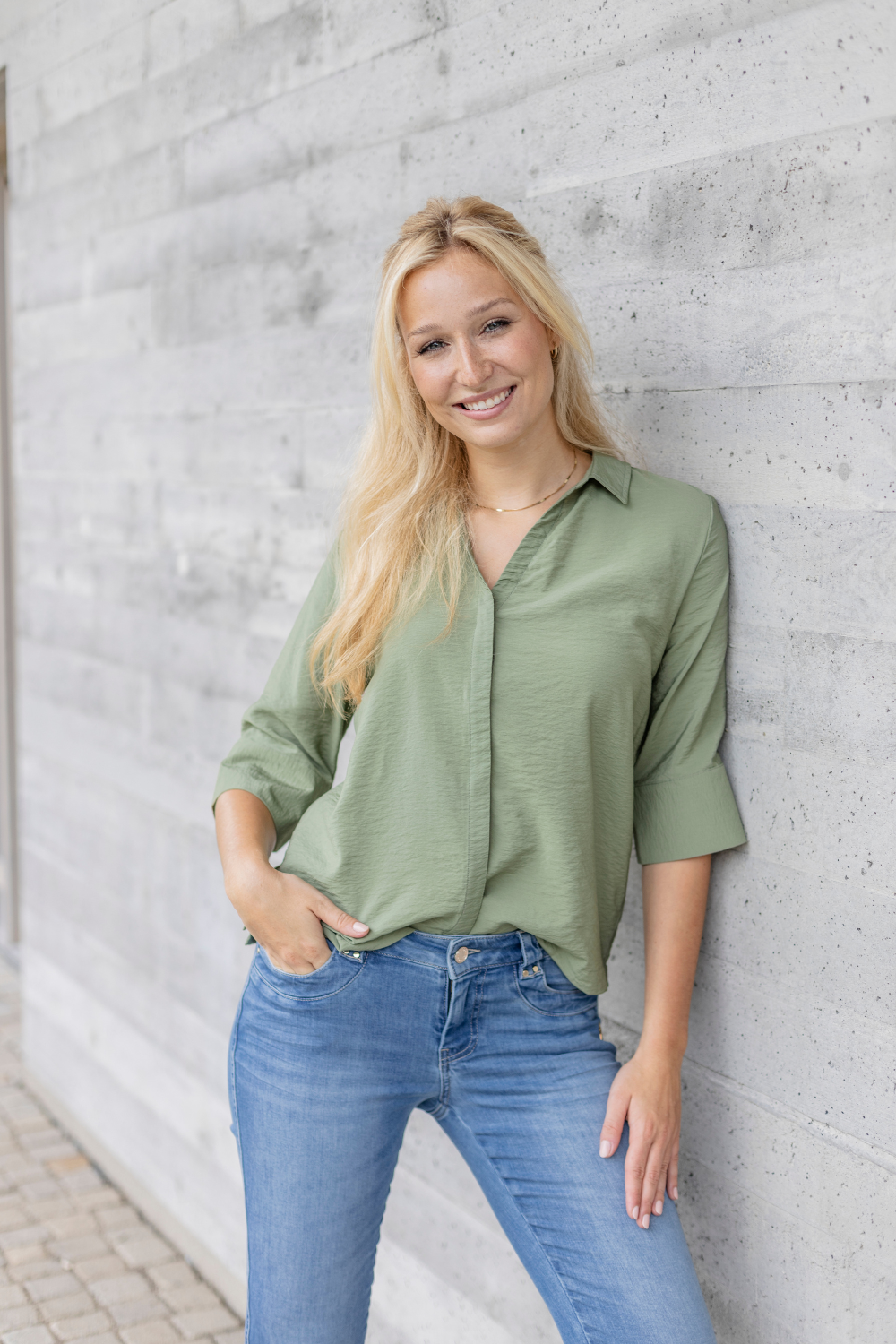 Petra Slim Fit Jeans - Kristallblau & Soft Denim, niedrige Leibhöhe