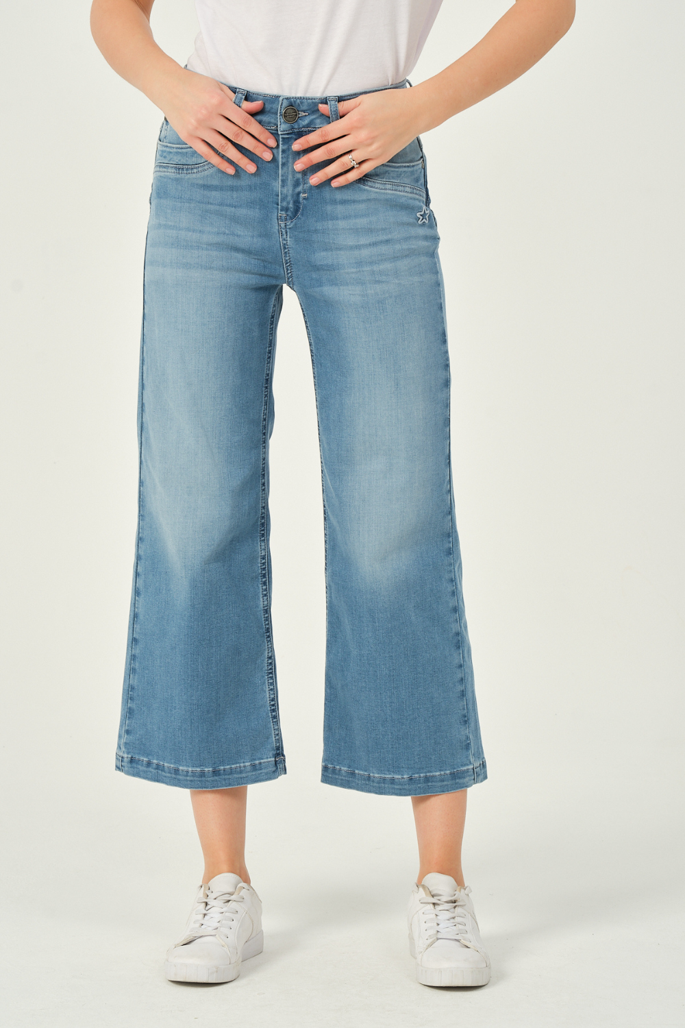 Jeans - FLARED Clara - hail blue