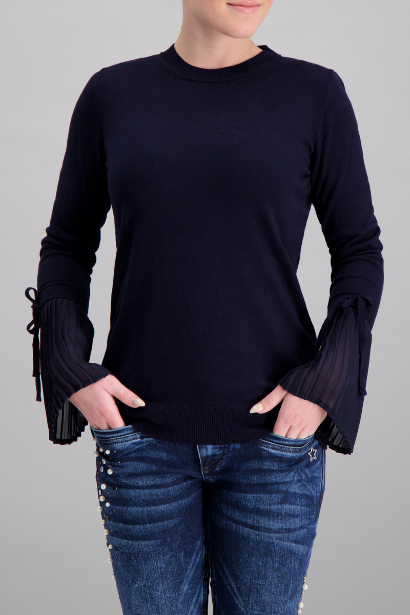 Bella PULLOVER - Fernblau
