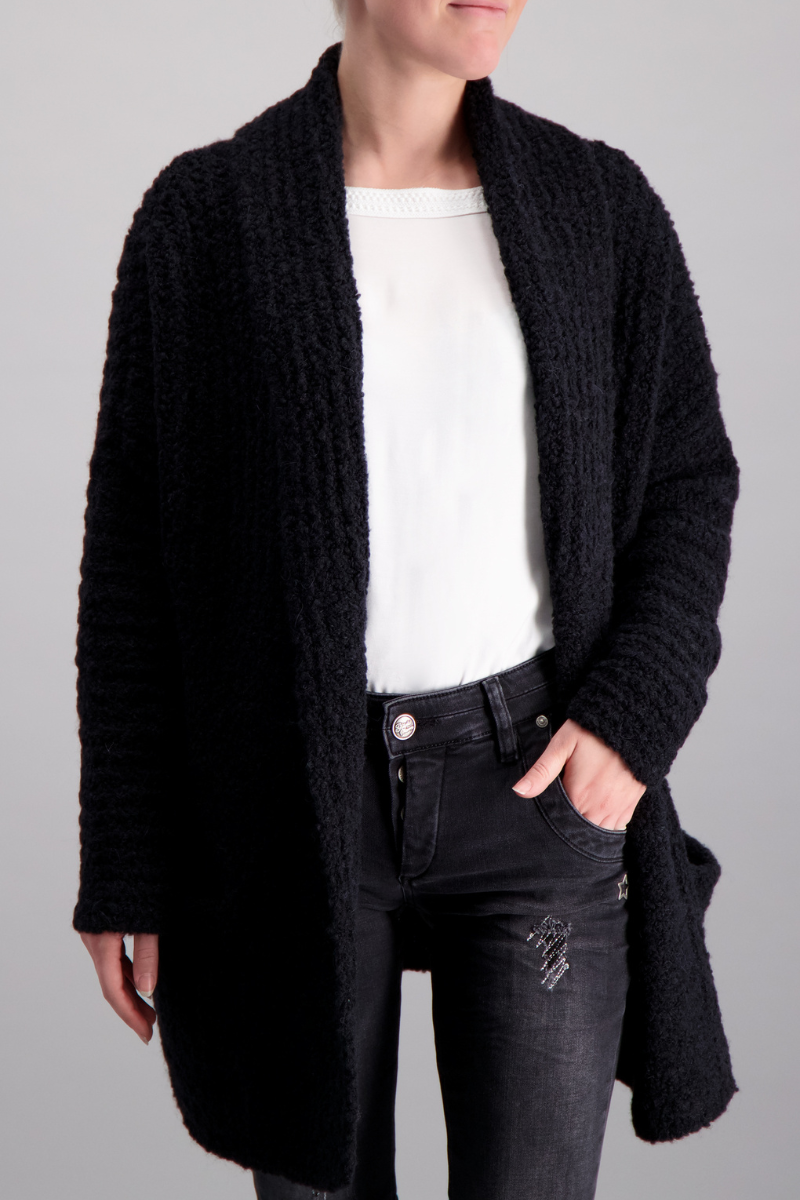 Ella CARDIGAN - Mineralschwarz