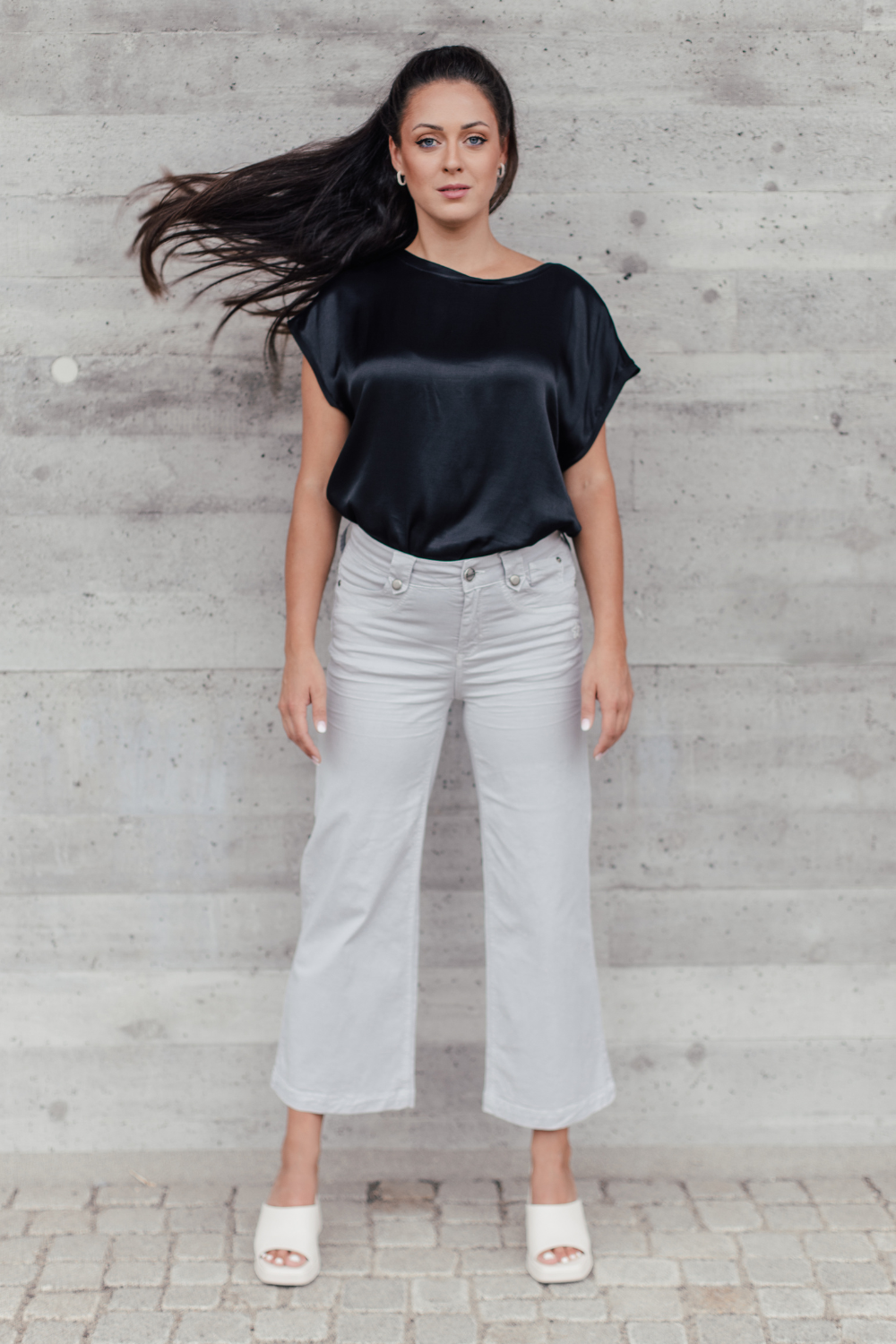 Clara Bea FLARED - summer gray