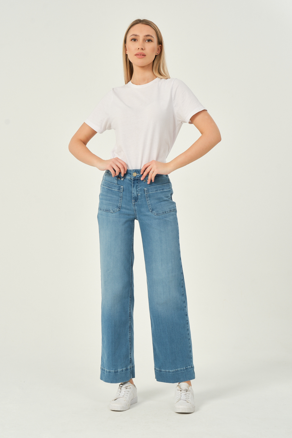 Jeans - FLARED Clara - Coolblau