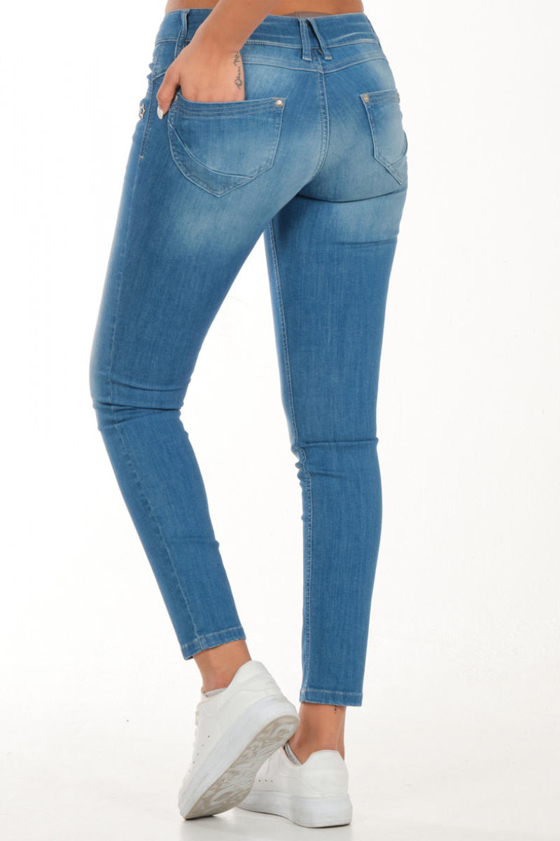 Nina SLIM Kleisterblau