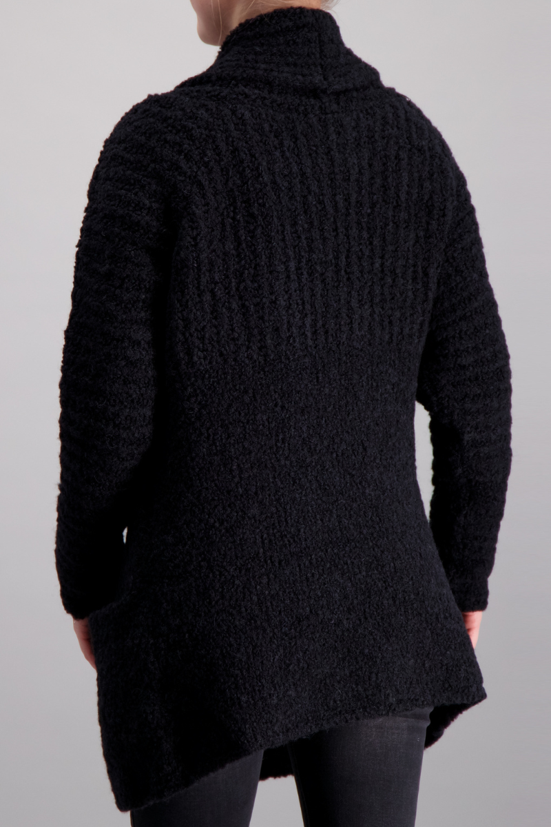 Ella CARDIGAN - Mineralschwarz