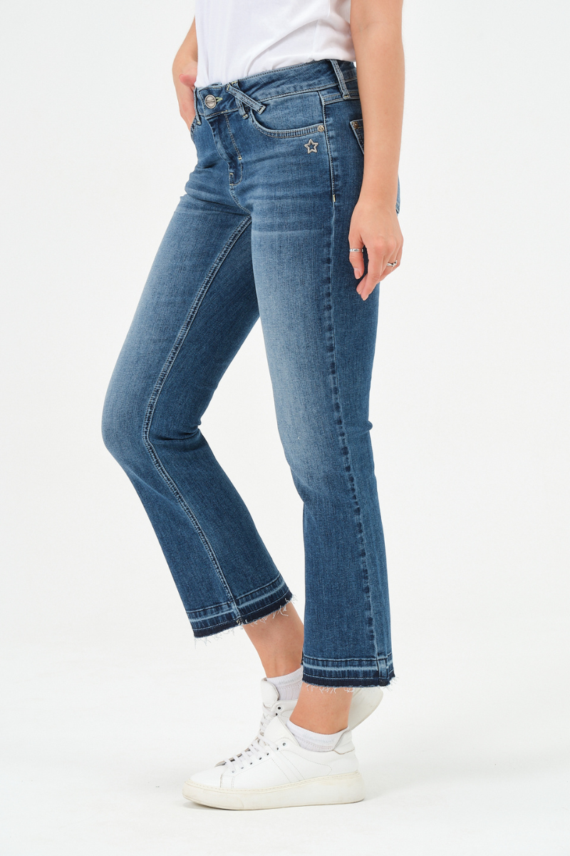 Melina Bea BOOTCUT - Opalblau