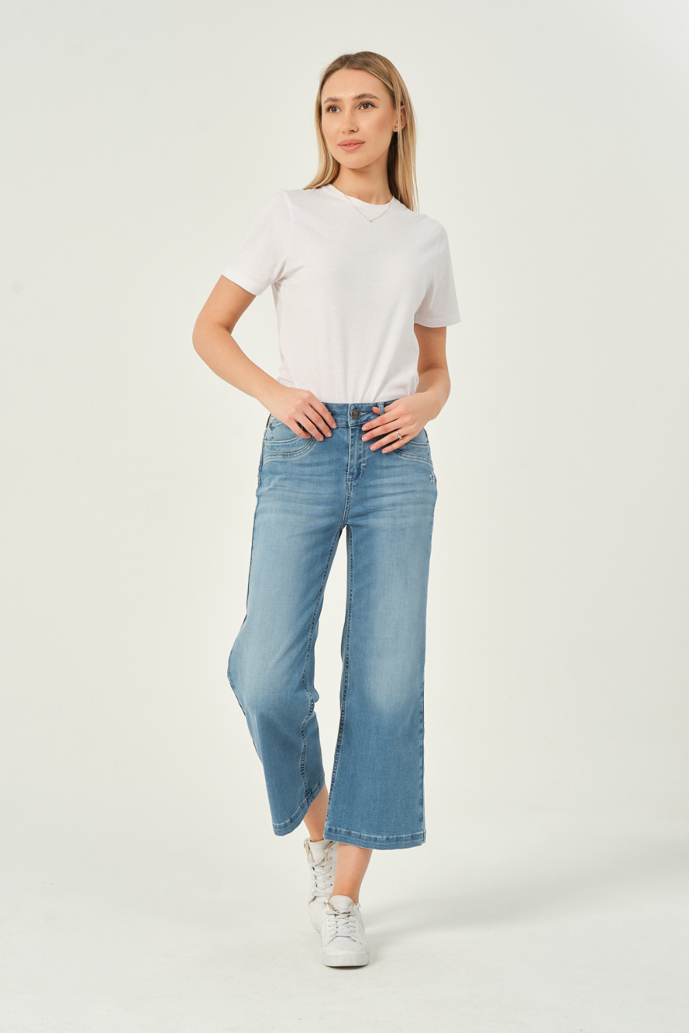 Jeans - FLARED Clara - hail blue