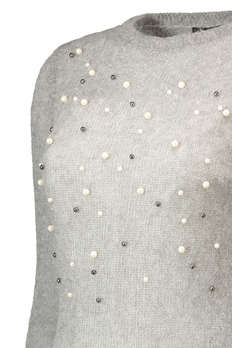 Bella PULLOVER - Muschelgrau