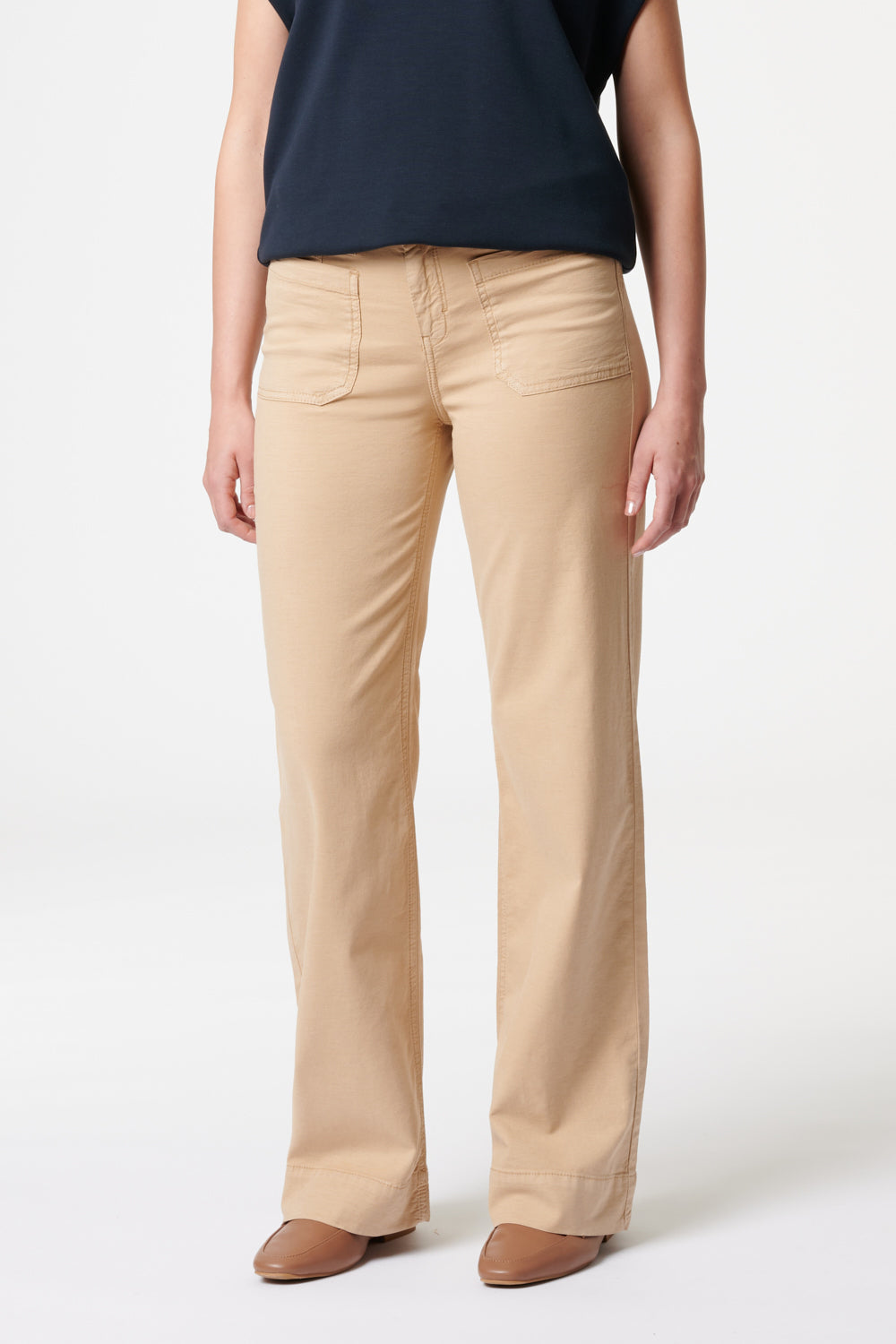 Clara Flared Naturbeige