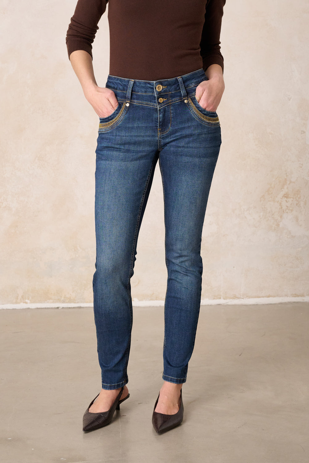 Merle - Slim Fit Jeans – Himmelblau