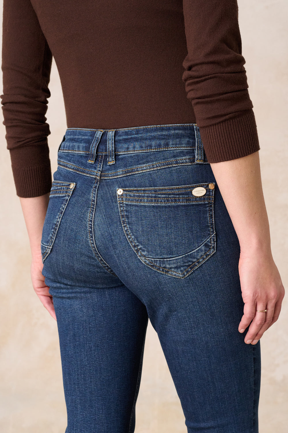 Merle – Slim Fit Jeans in Himmelblau mit mittlerer Leibhöhe