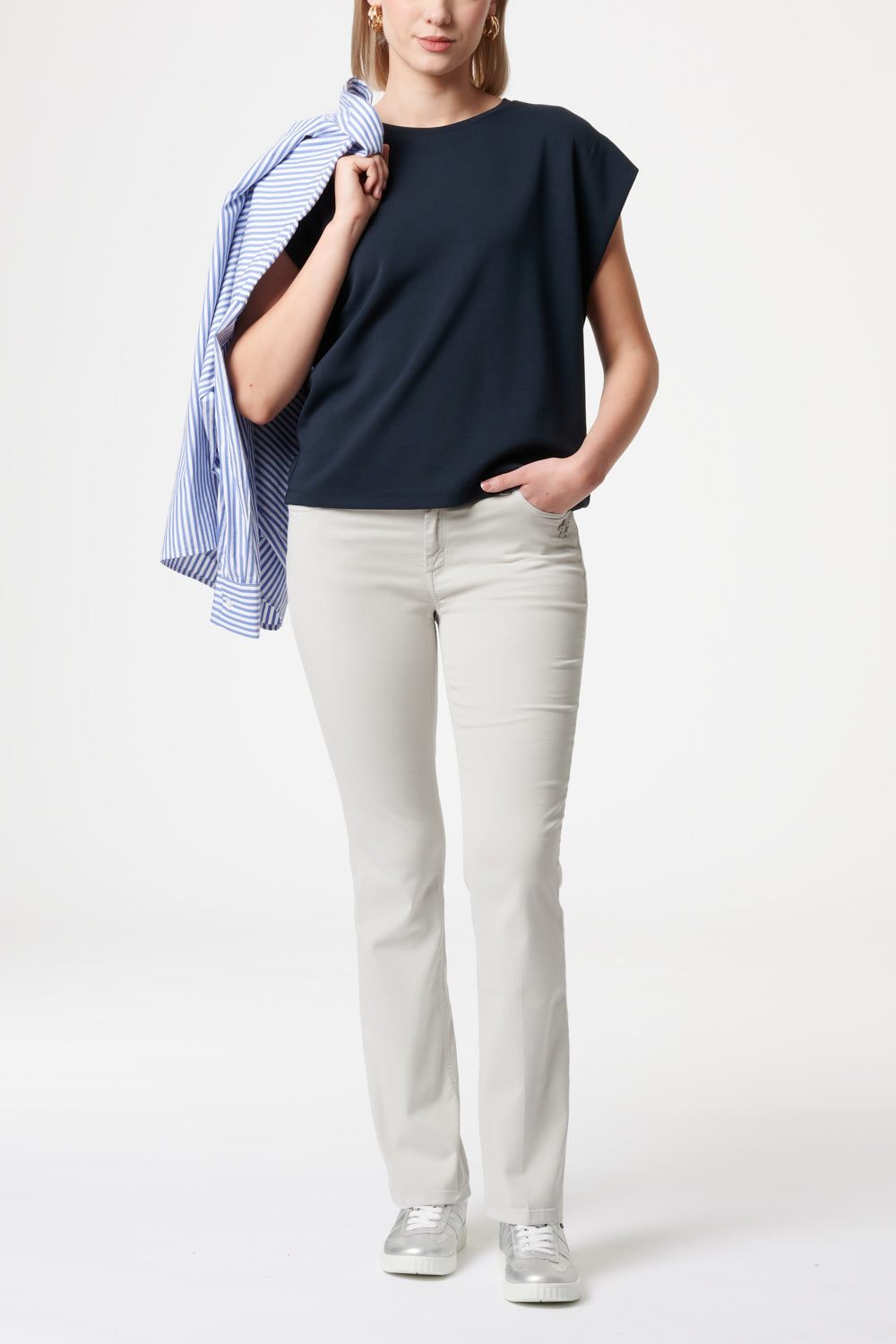 Melina BOOTCUT Taubengrau