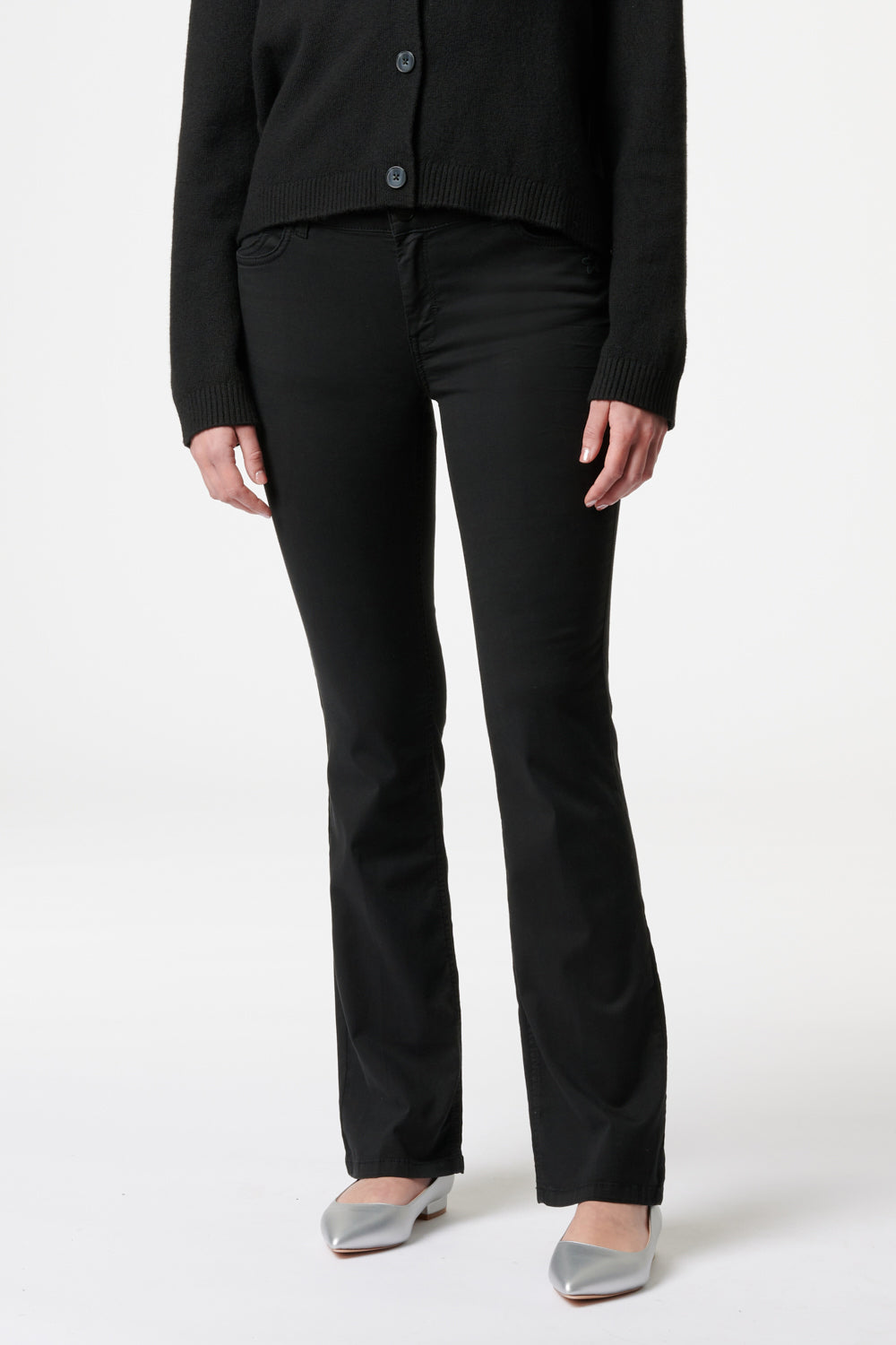 Melina - Bootcut Pants – Dove Black
