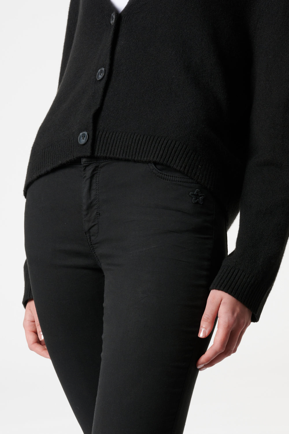 Melina - Bootcut Pants – Dove Black