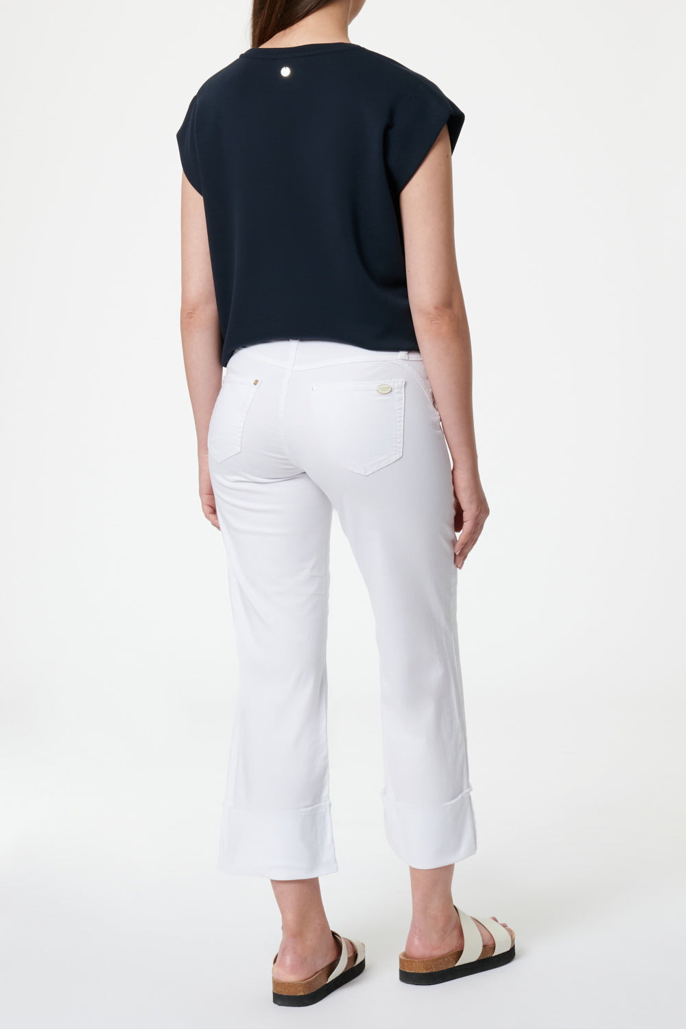 Clara Flared Malerweiß