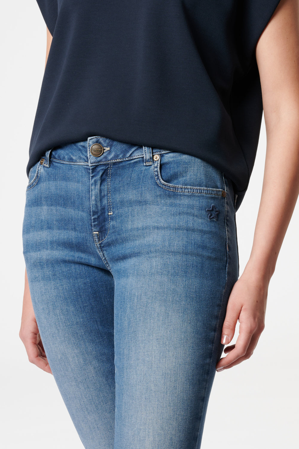 Melina BOOTCUT Südseeblau