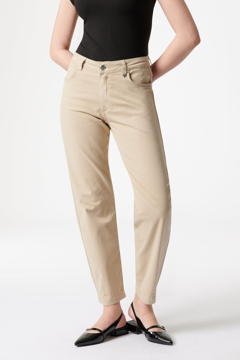 Serena - Hose Boyfriend - Rehbeige