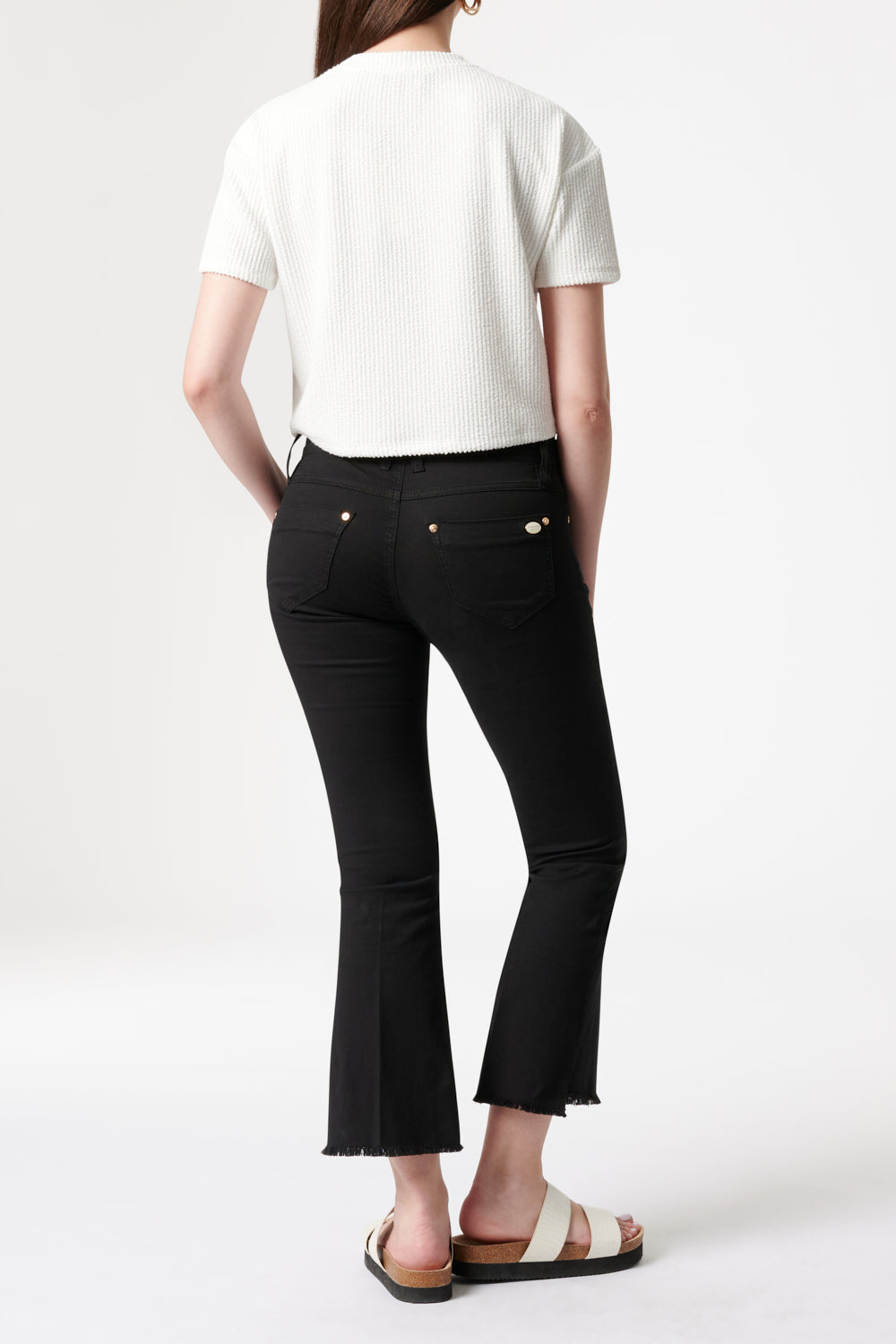 Petra KICK BOOTCUT Painter Black