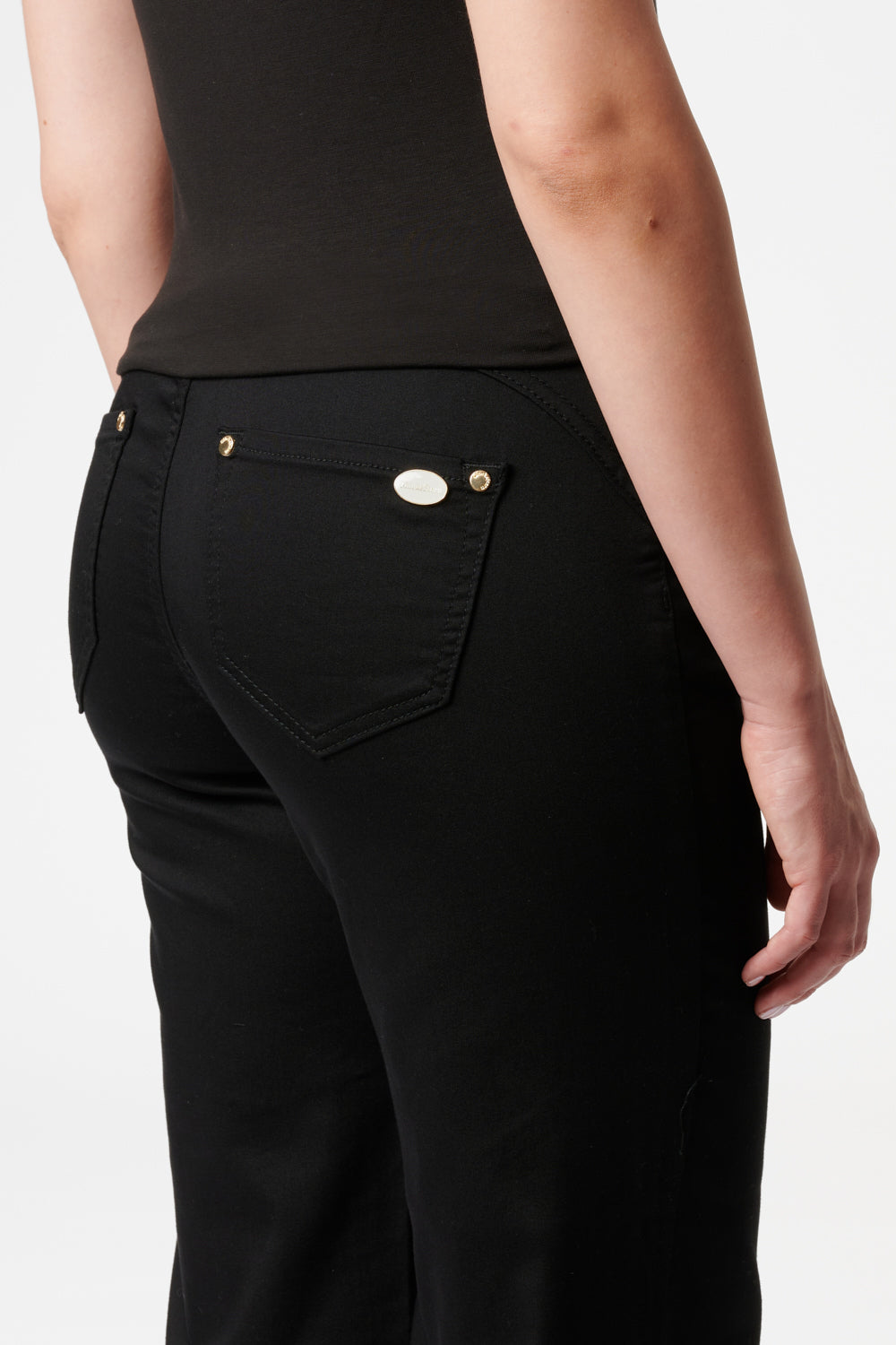 Clara - Hose Flared - Malerschwarz