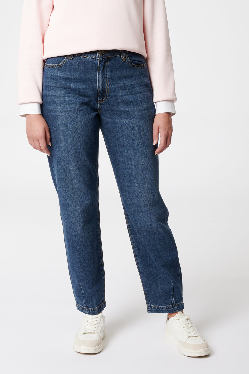 Serena - Jeans Boyfriend – Luisenblau