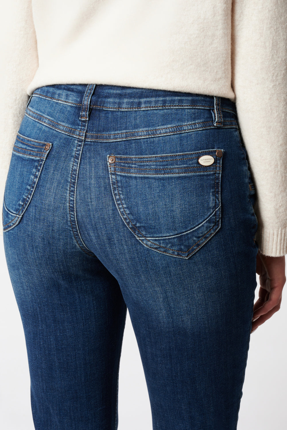 Merle - Jeans Straight Leg – Donaublau