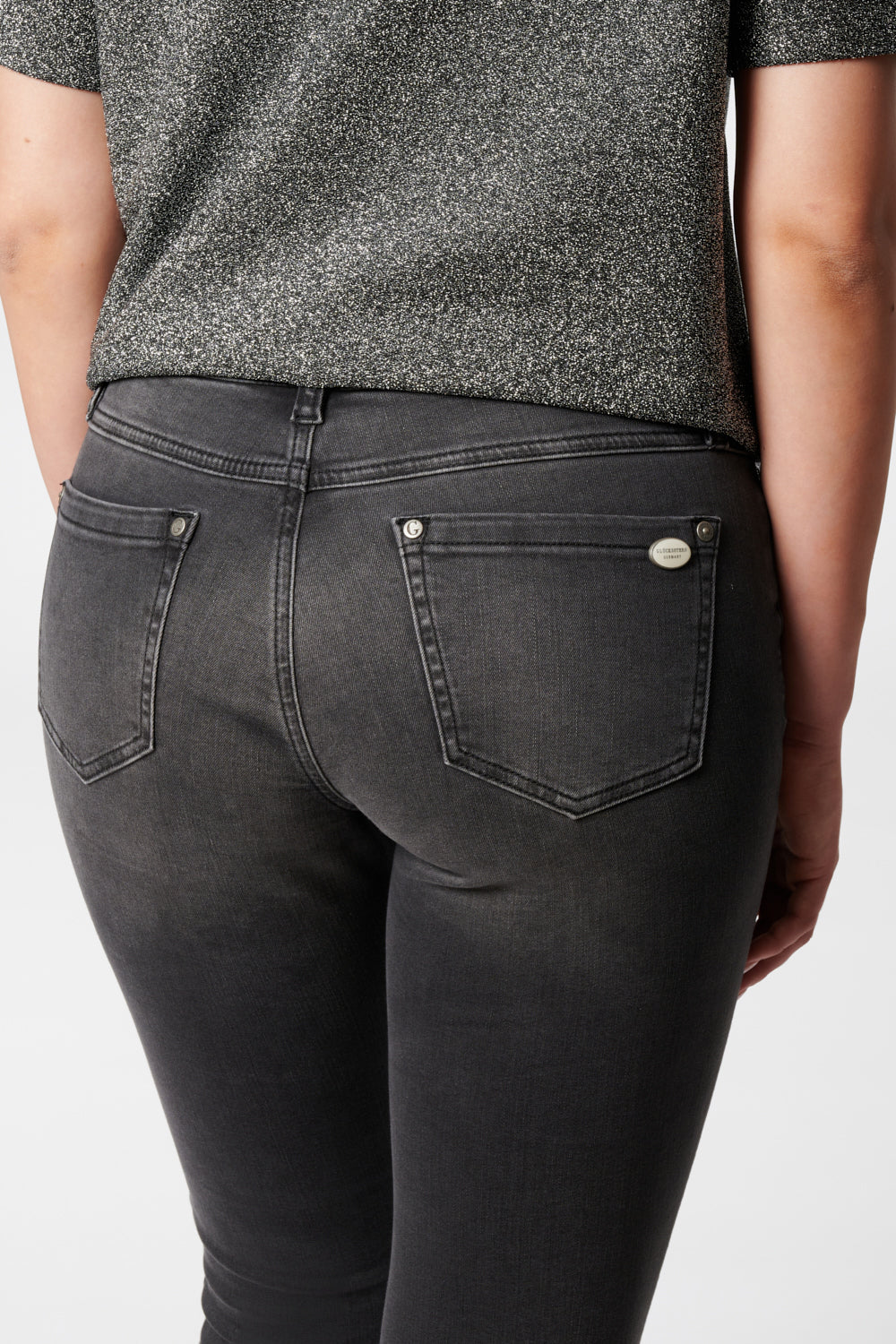 Melina - Jeans Bootcut – Gletschergrau