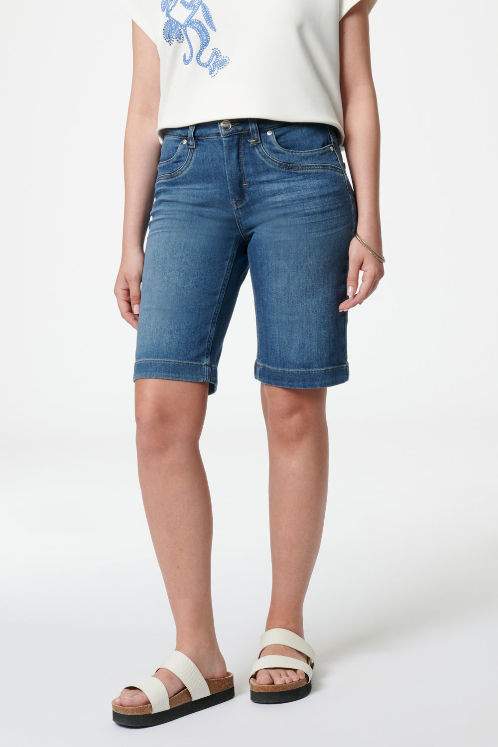 Clara - Jeans Shorts - Soft Blue