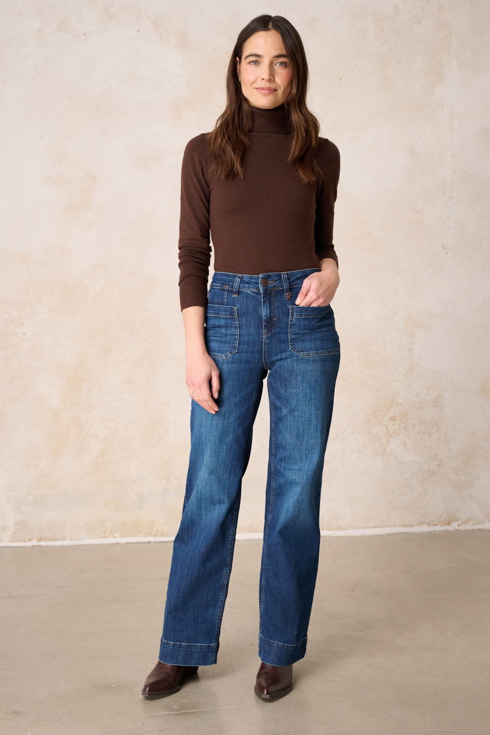 The Clara Flared – Danube Blue