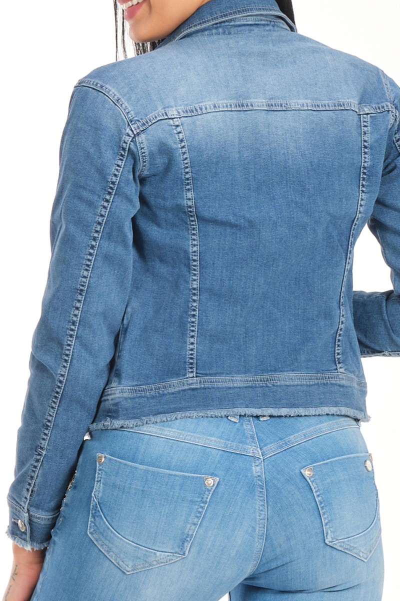 Frieda JACKE Schlagblau