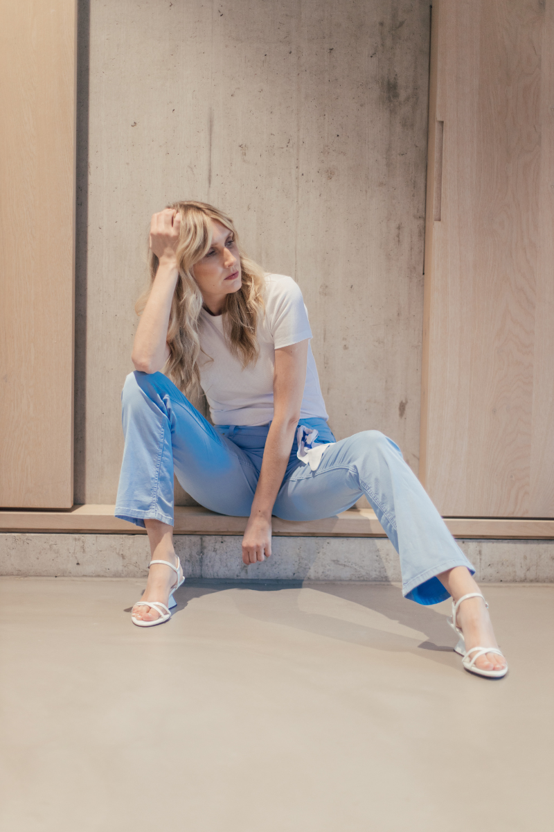 Melina Bea BOOTCUT - Taubenblau
