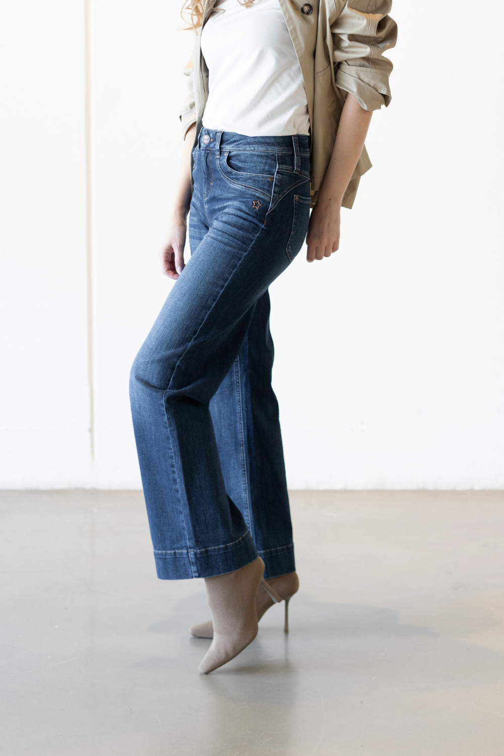 Clara Bea FLARED - cool blue