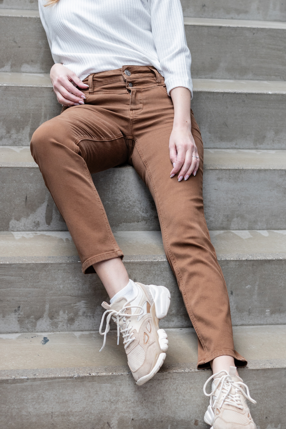 Merle Slim Cappuccinobraun