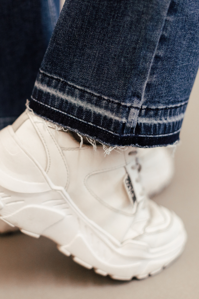 Melina Bea BOOTCUT - Opalblau