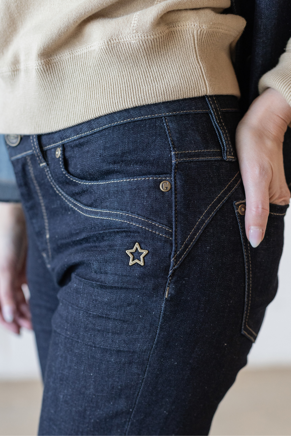 Jeans - STRAIGHT - Clara midnight blue