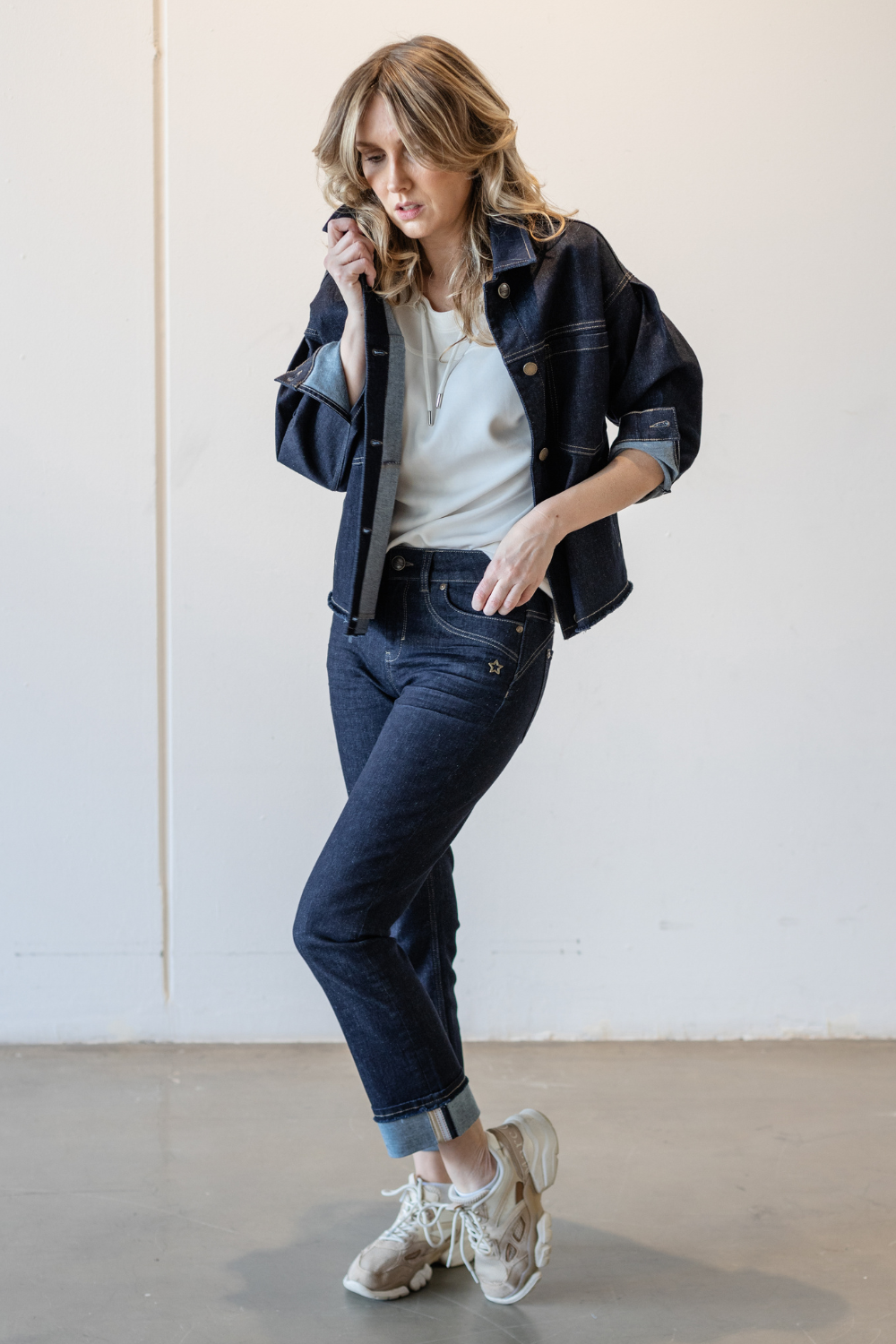 Jeans - STRAIGHT - Clara midnight blue