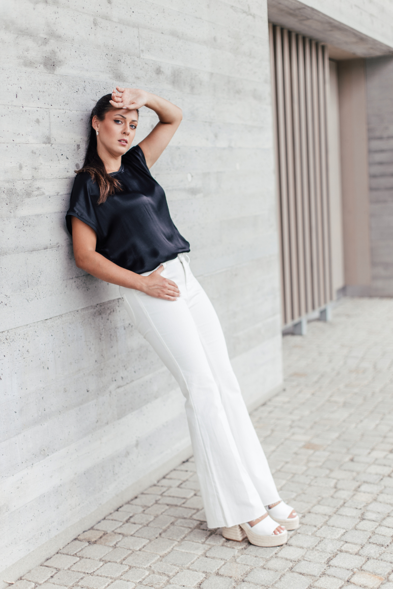 Pina Bea FLARED Sanftweiß