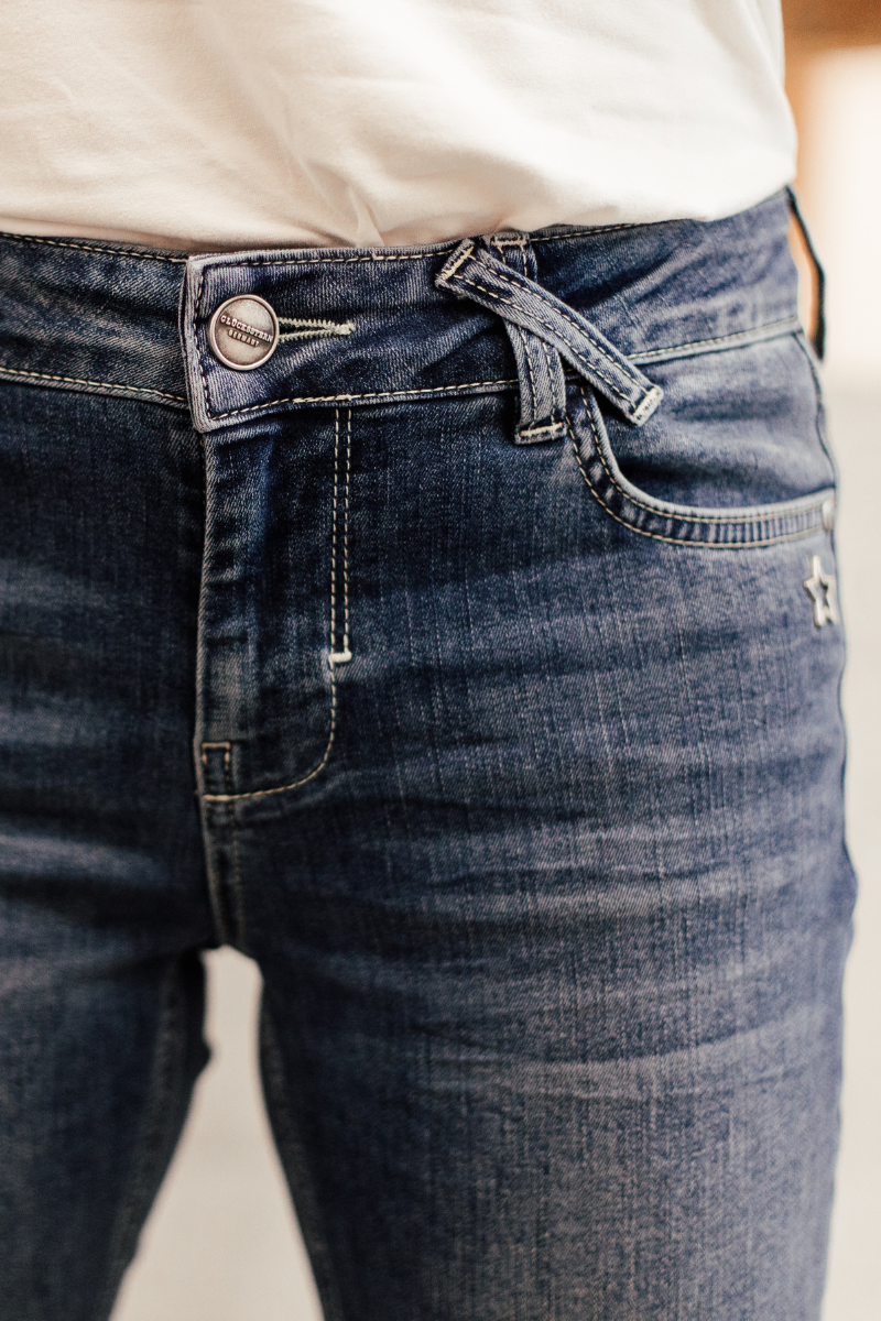 Melina Bea BOOTCUT - Opalblau