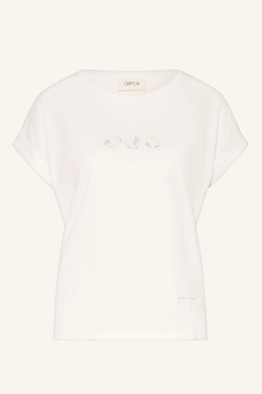 CARTOON T-Shirt mit Schmucksteinen