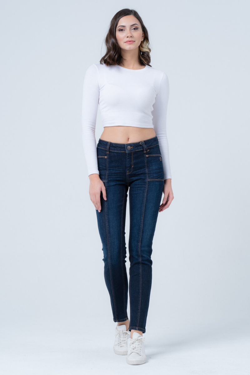 Melina Slim Spinellblau