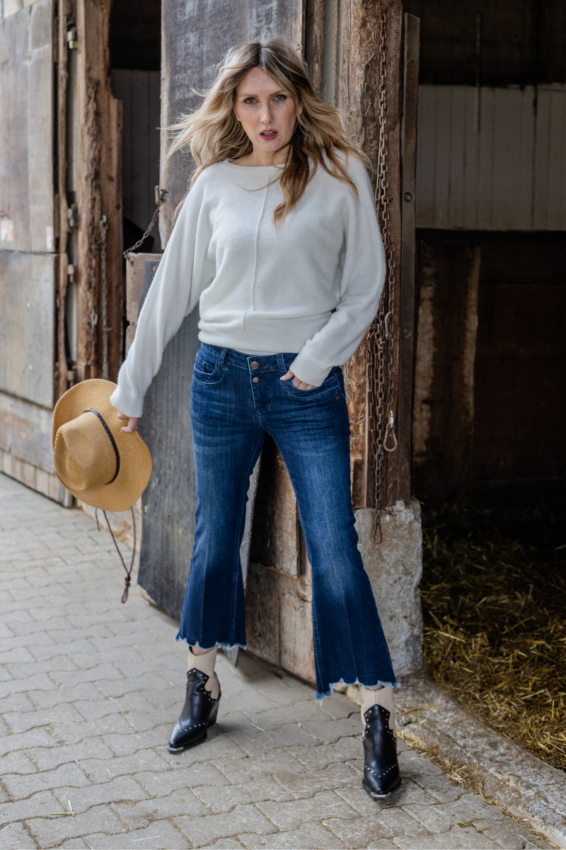 Petra Bea BOOTCUT Schlagblau