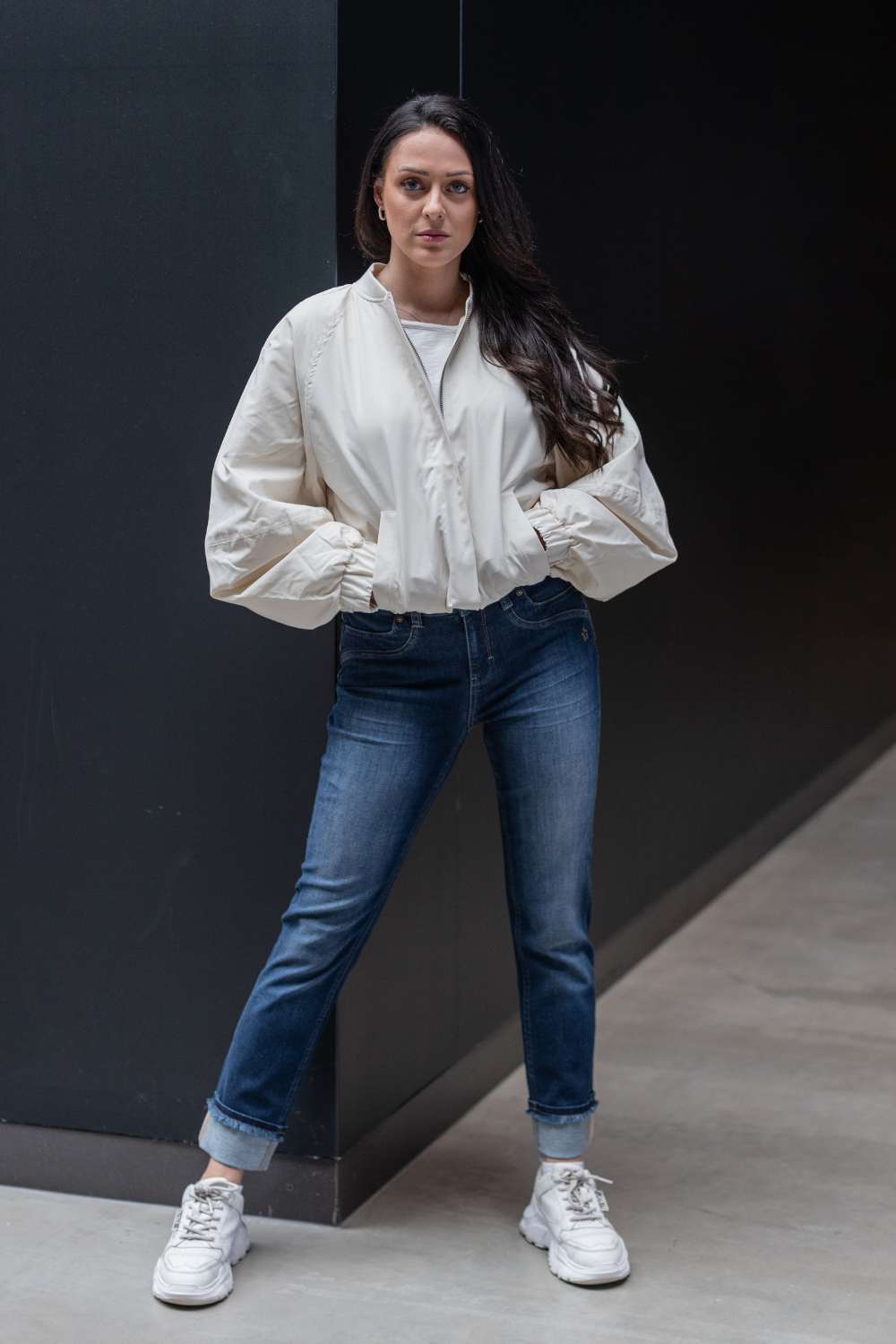 Clara Straight Tannenblau