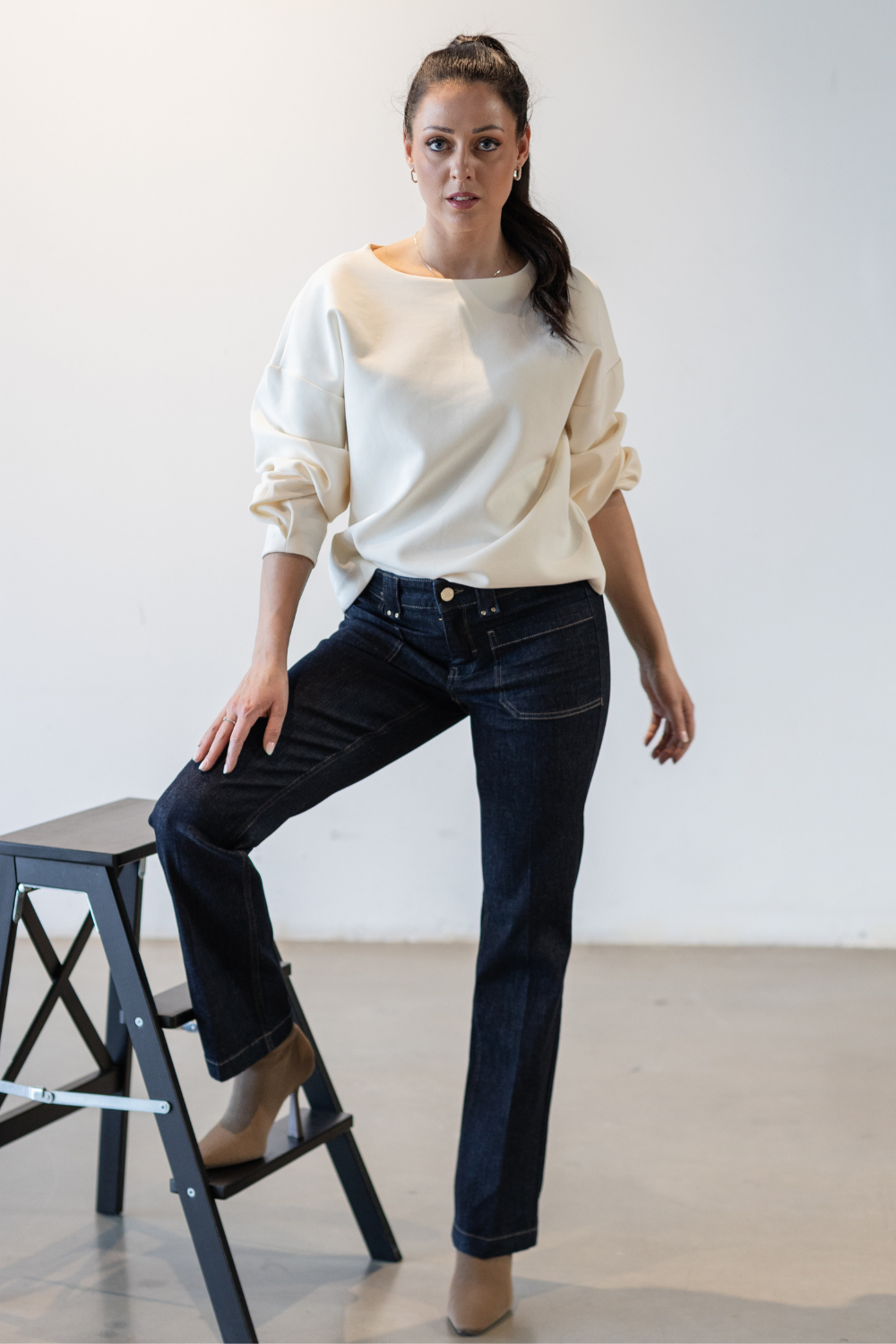 Clara Bea FLARED - cool blue