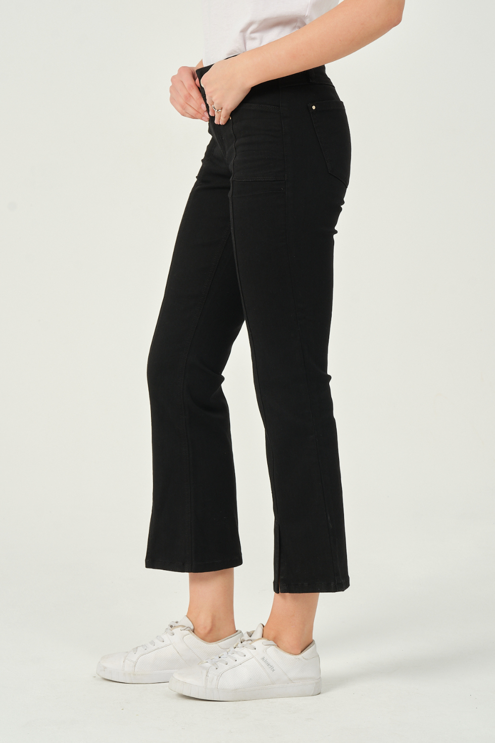 MELINA Bootcut Edelschwarz