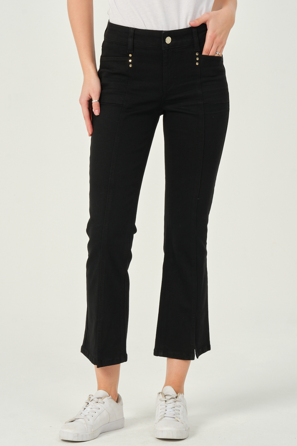 MELINA Bootcut Edelschwarz