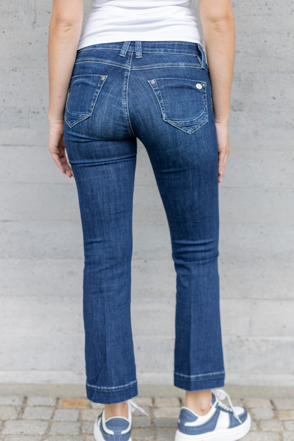 Jeans - bootcut - Petra batik blue