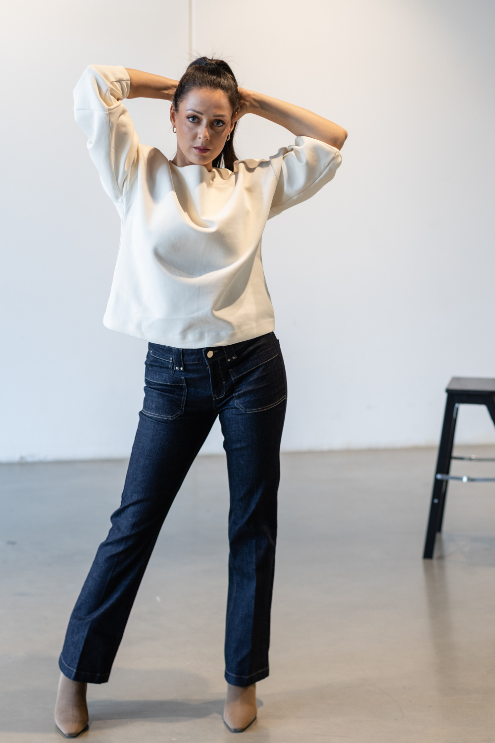 Clara Bea FLARED - cool blue