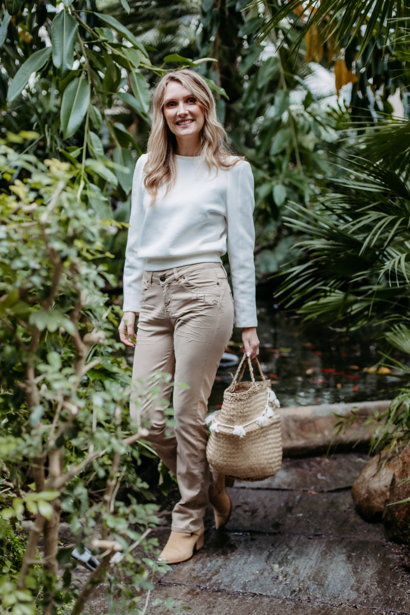 Clara STRAIGHT Eisenbeige