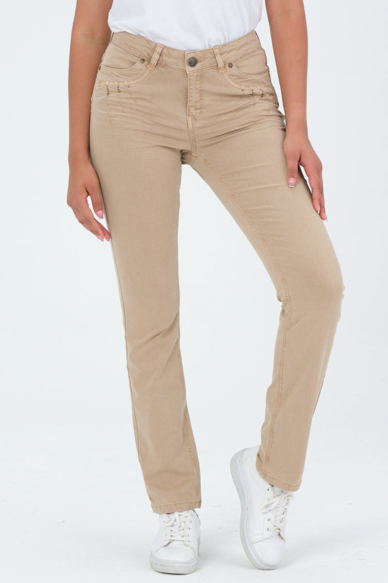 Clara STRAIGHT Eisenbeige